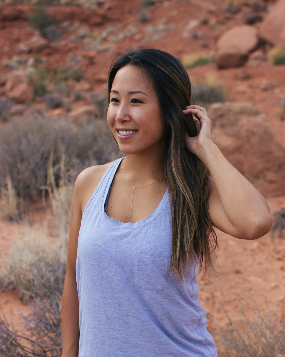 female hiker