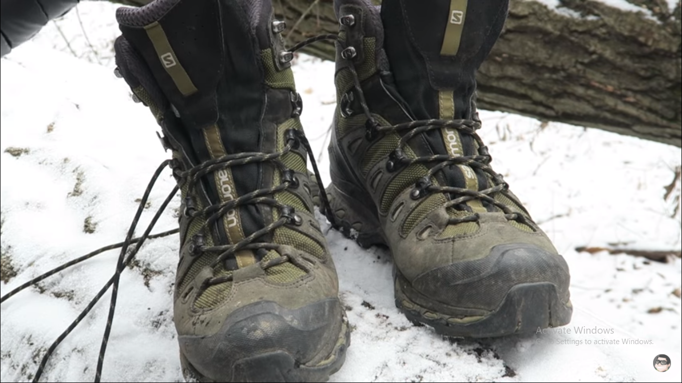 Comfortable hiking boots